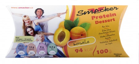 SMACKER protein dessert s meruňkami